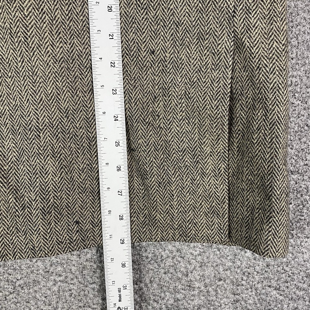 Vintage Gap Mens Sport‎ Coat S Brown Wool Herringbone Tweed Blazer Casual 40R - Picture 9 of 13